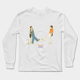 Summer Strike K-Drama Art Long Sleeve T-Shirt